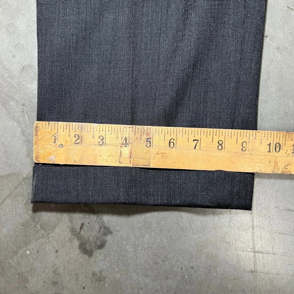 VTG Royal Classic Dress Pants Men's 36 USA Pleated Trousers Dress Pants Charcoal